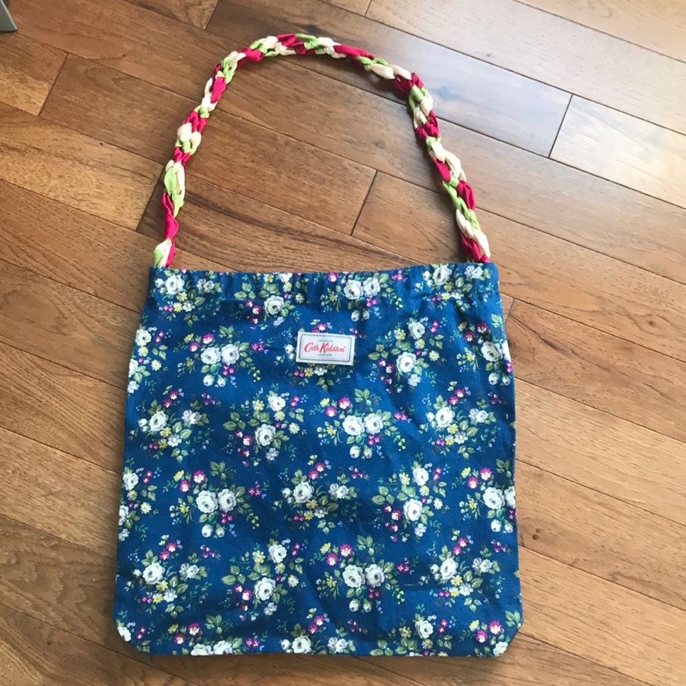 Cath Kidston London Floral blue tote bag
